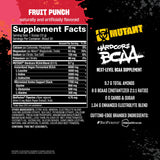 Bebida Mutant Hardcore BCAA para hidratación durante entrenamiento