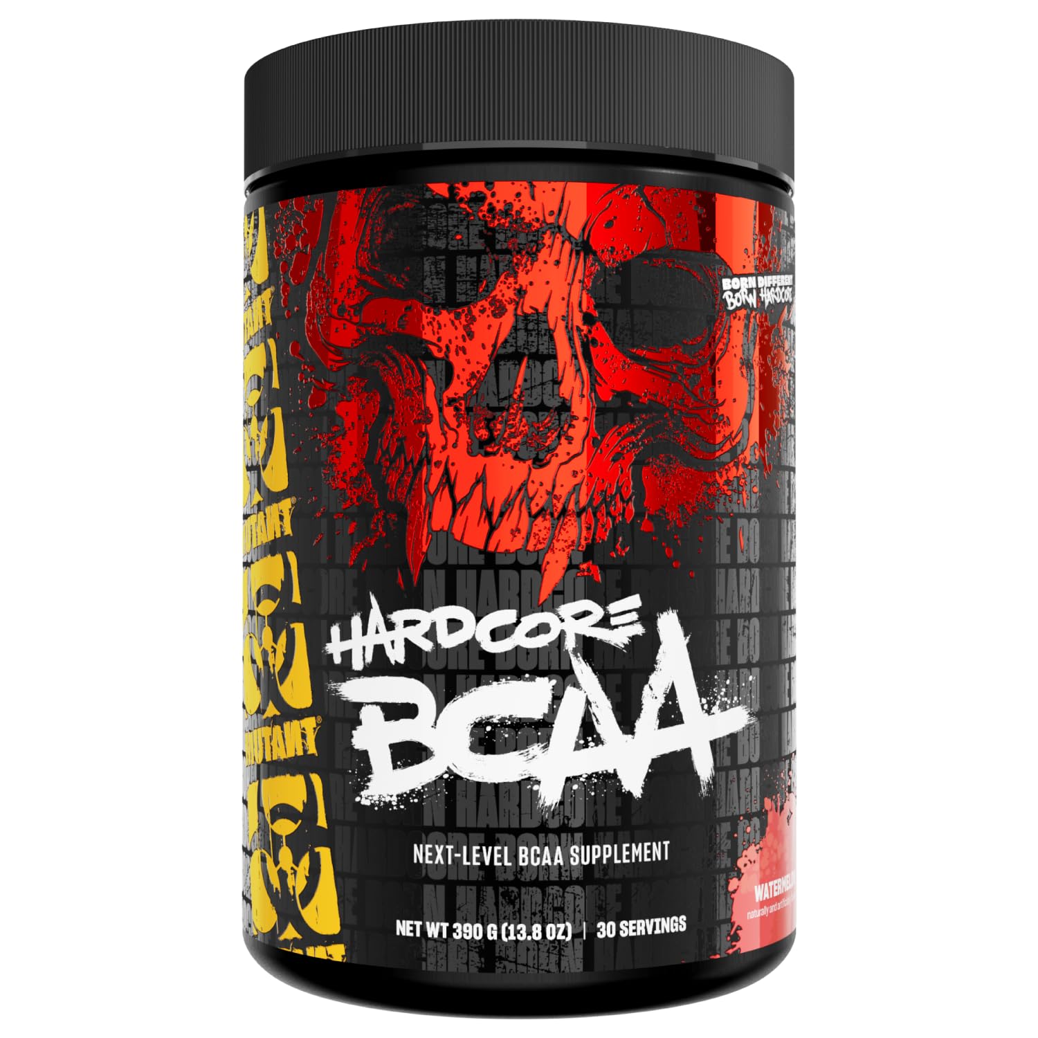 Mutant Hardcore BCAA en frasco para entrenamientos diarios