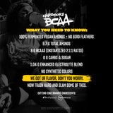 Polvo soluble Mutant Hardcore BCAA listo para disolverse en agua