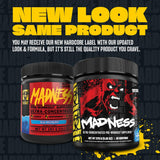 Mutant Madness polvo-en-vaso: se disuelve fácilmente para tu sesión.