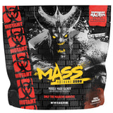 Mutant Mass Extreme 2500: empaque visible para almacenamiento cómodo y práctico.