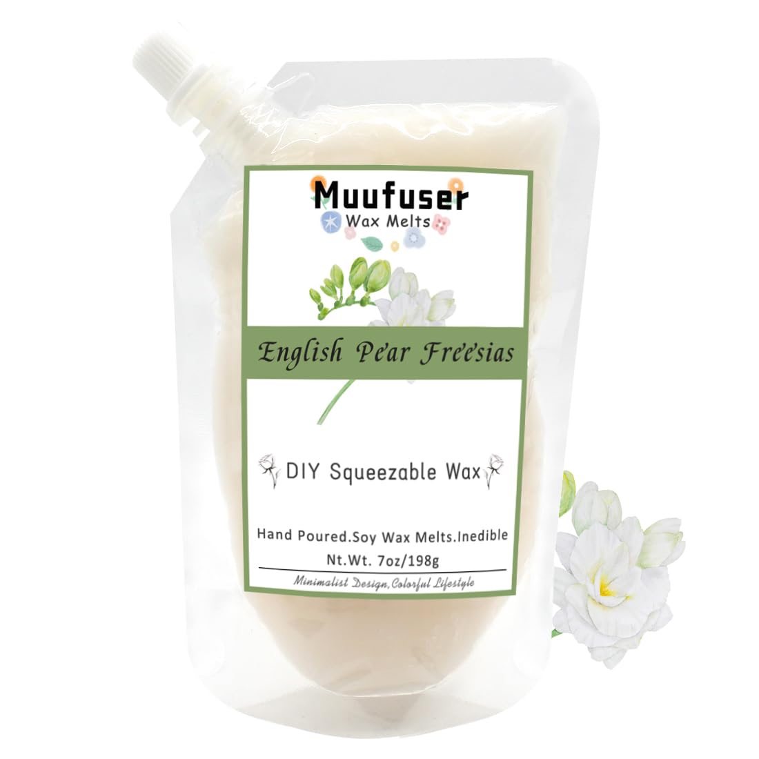 Muufuuser vela de soja apretable en botella, crea formas para ambientar el hogar.