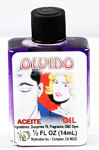 MW Brybradan Olvido aceite espiritual, ideal para ritual de meditación y conexión interior.