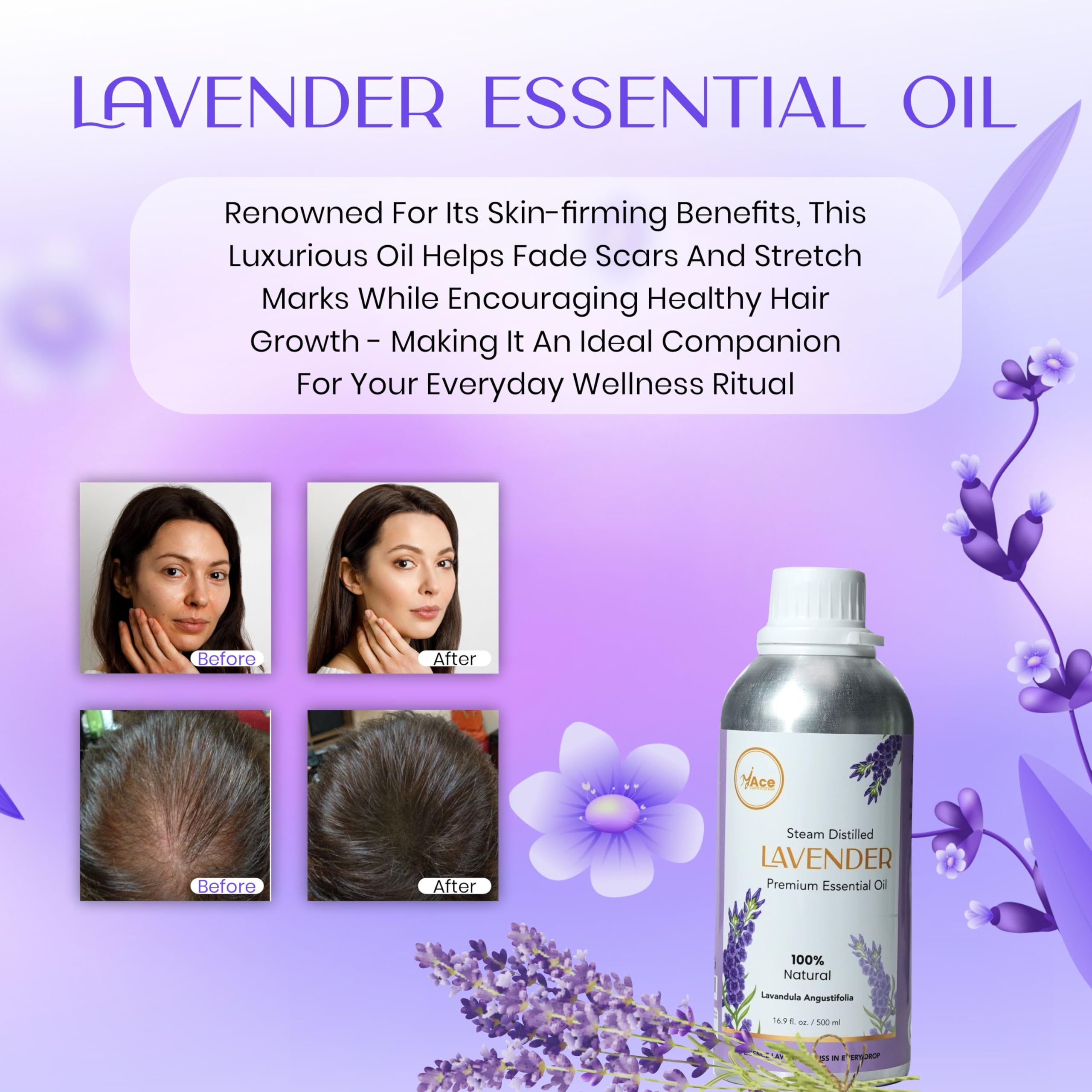 MY ACE envase de vidrio UV protege frescura