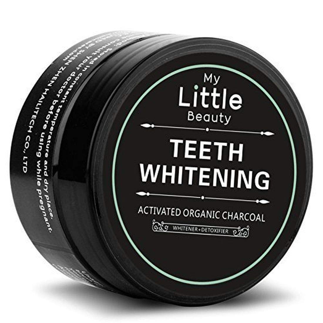 my little beauty carbón activado para dientes, blanqueamiento suave y frescura