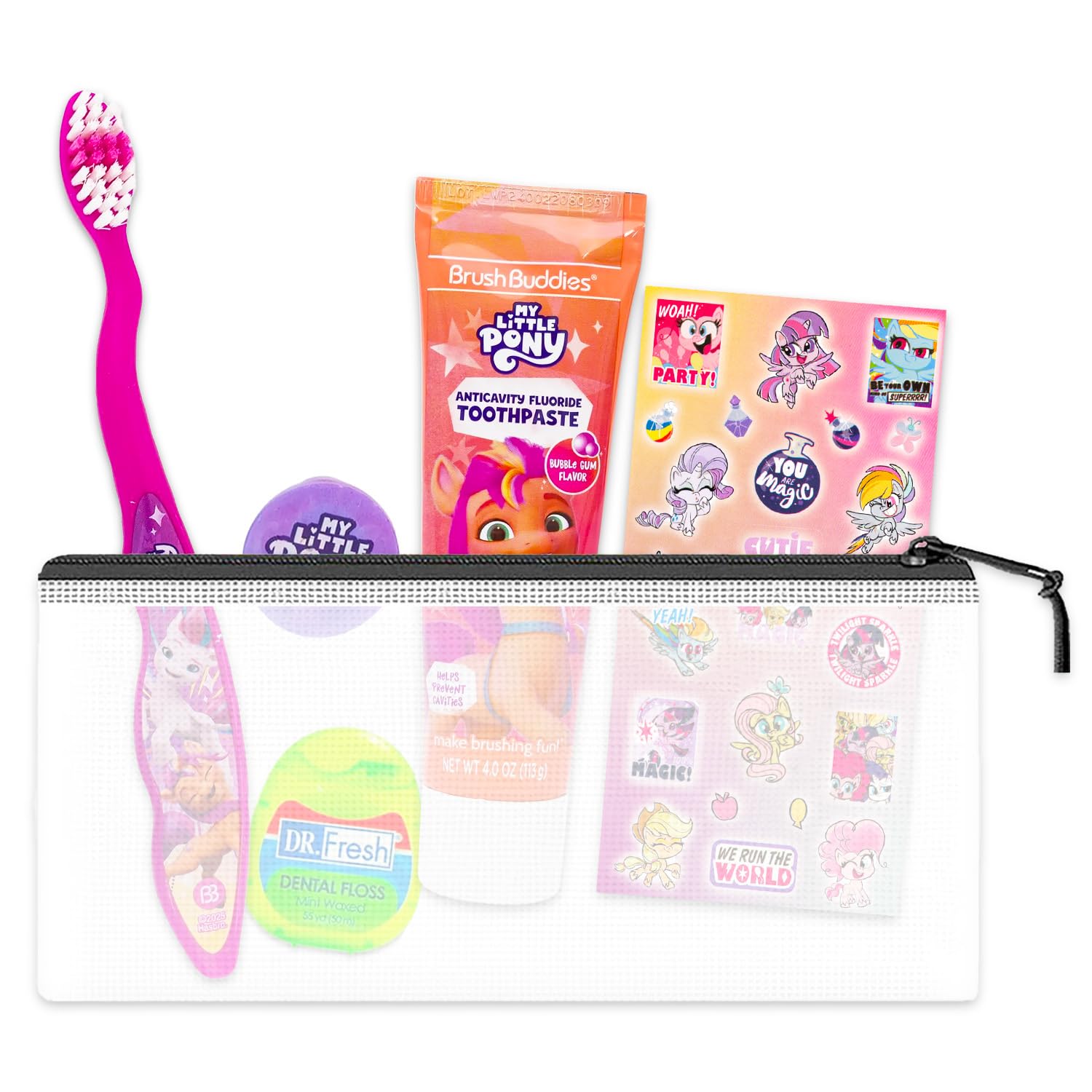 Bolsa de viaje de My Little Pony para guardar todo el kit.