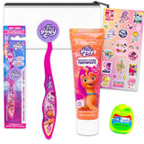 Cepillo dental de My Little Pony con funda, ideal para viajes y uso diario.