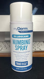 Doble pack Myderm Numbing Spray para uso sostenido en casa.