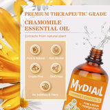 MYDIAIL aceite esencial manzanilla con gotero para aplicación precisa.