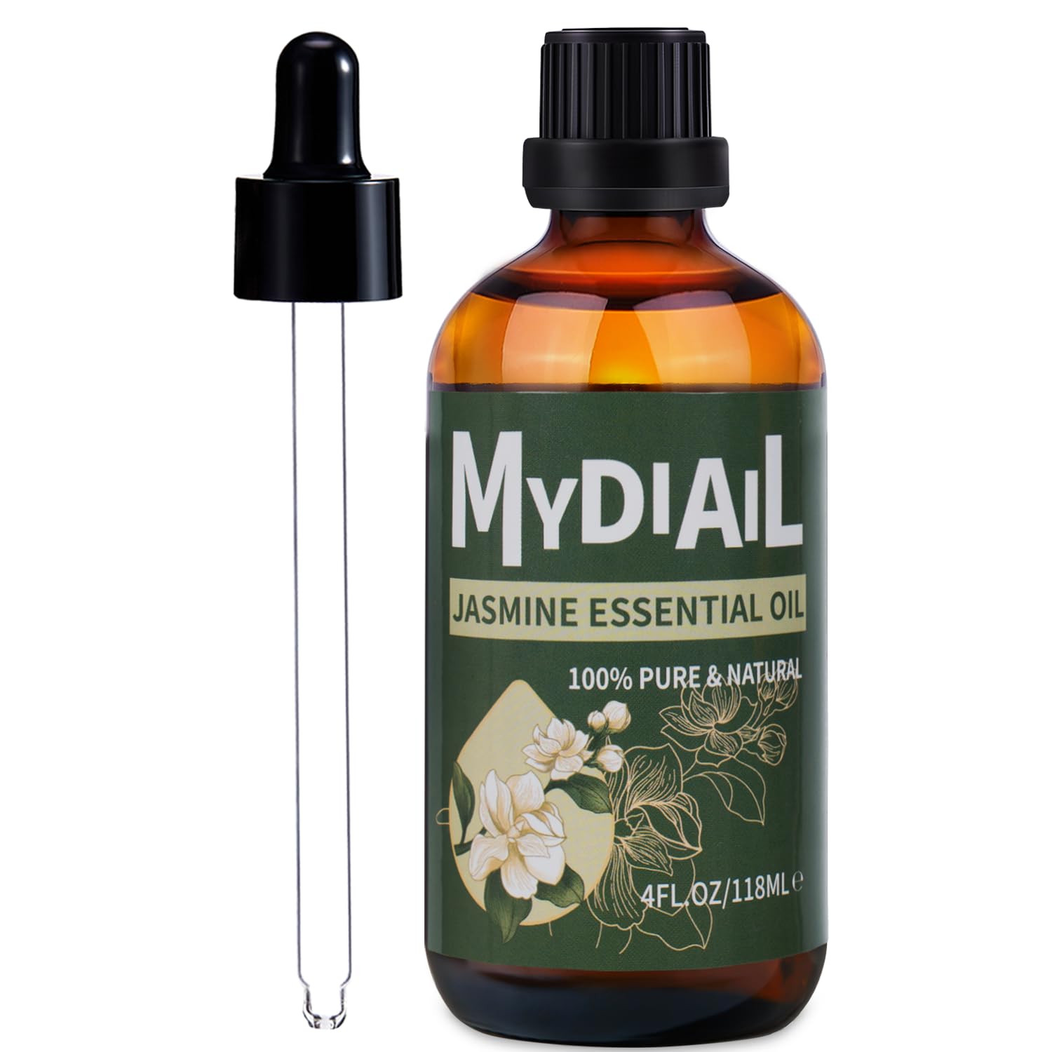 MYDIAIL Jazmín: frasco con gotero para difusores y aromaterapia