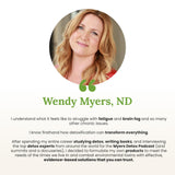 Fórmula vegana certificada de Myers Detox Daily Greens para estilo de vida saludable
