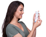 Uso diario de MyFitStrip para apoyar la salud dental.