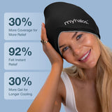 Gorro MyHalos Migraña ajuste ergonómico y confort sin correas.