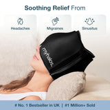 Gorro MyHalos Migraña con gel doble para enfriamiento prolongado.