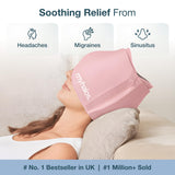 MyHalos Gorro de alivio para migrañas, doble gel refrescante, prolonga la sensación fría.