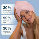 MyHalos Gorro de alivio para migrañas, sin correas, ajuste estable y cómodo.