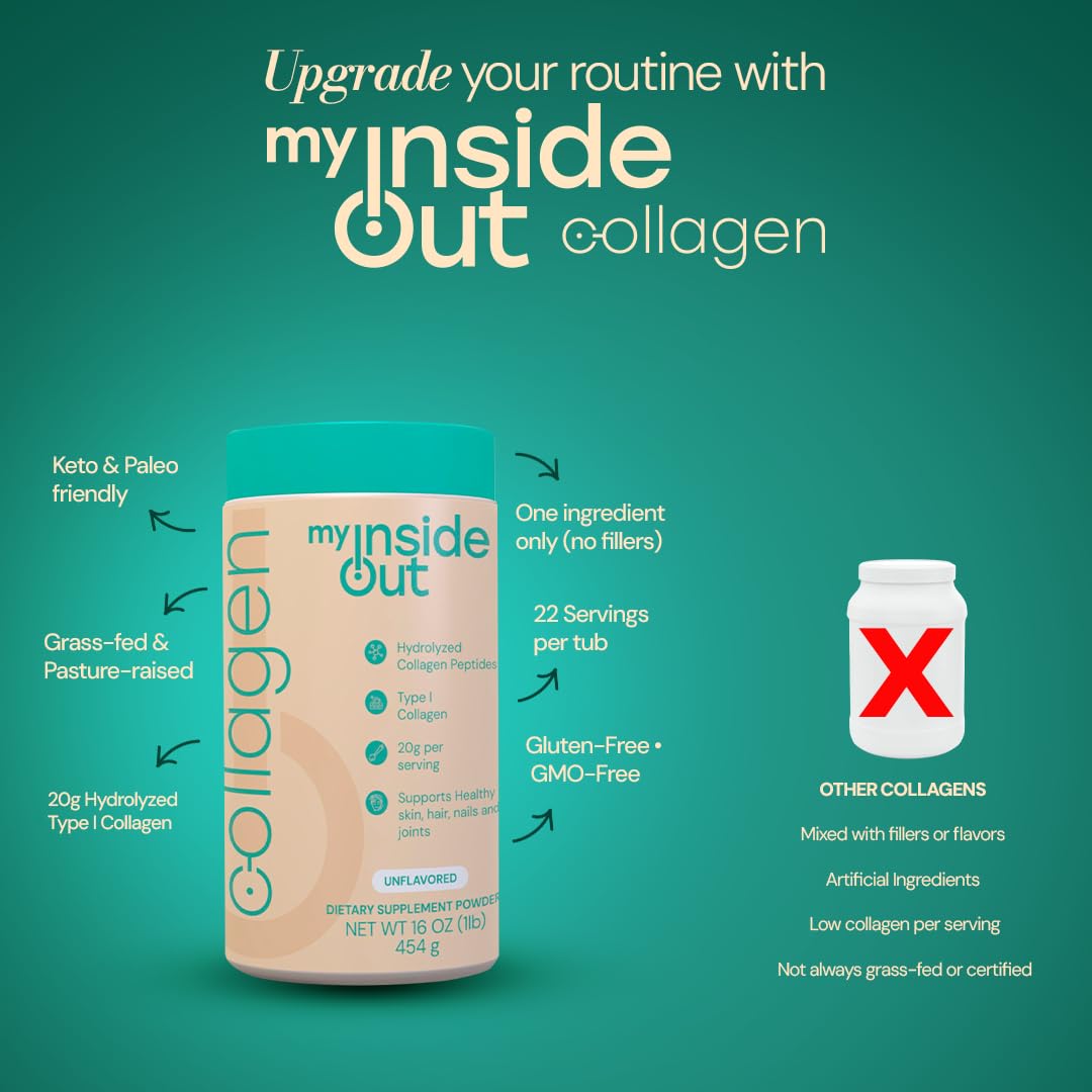 myInsideOut Colágeno Peptidos para movilidad articular suave