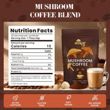 MYKAF Café de Hongos taza lista para disfrutar con aroma suave.