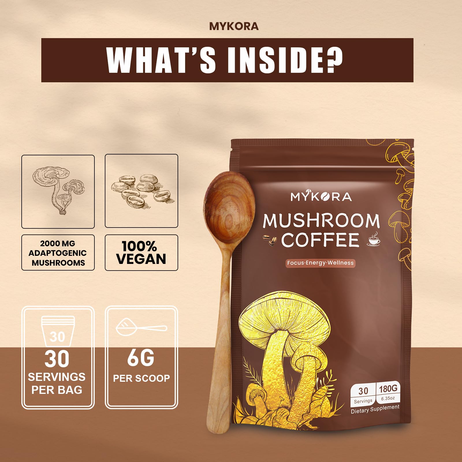Shiitake MYKORA, fortaleza inmune y sabor suave