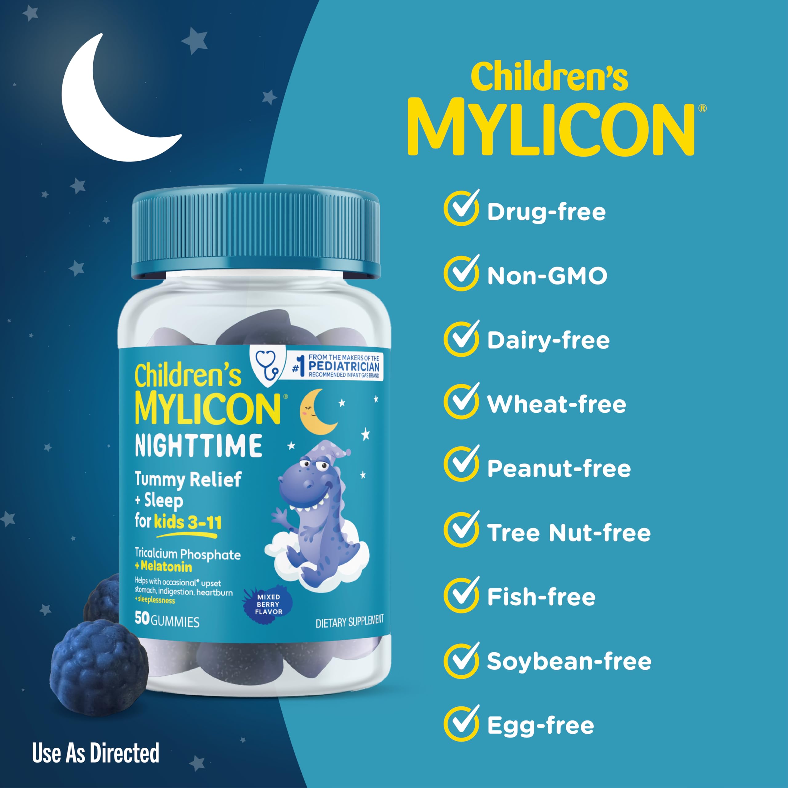 MYLICON niño-durmiendo-relajado uso nocturno para tranquilidad.