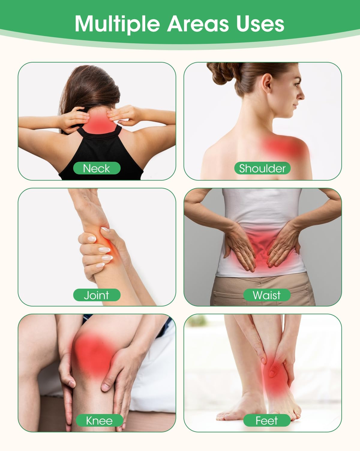 MYMULIKE parche calor hombro: soporte suave para hombros cansados