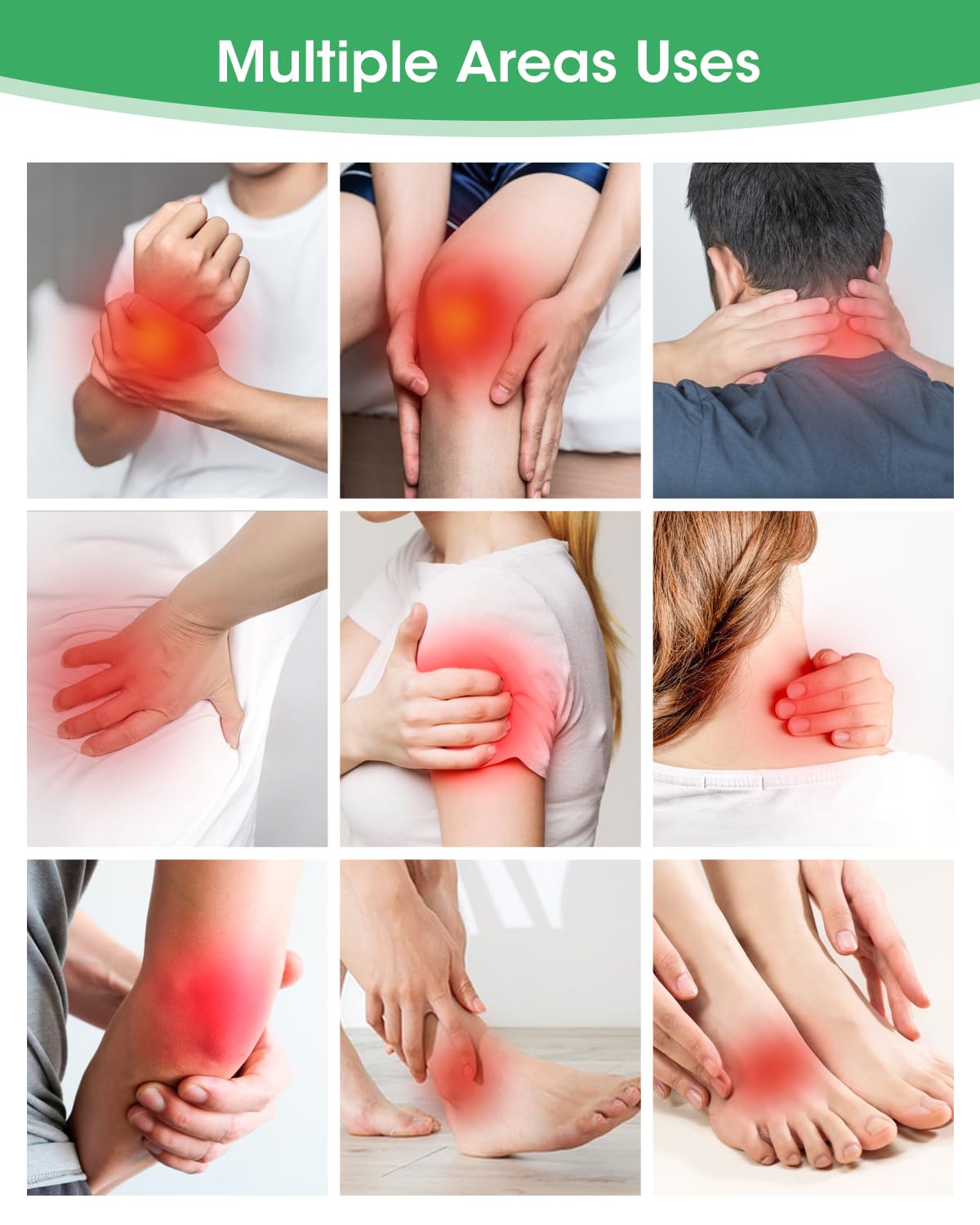MYMULIKE parche rodilla termico herbal ofrece calor suave para mayor confort.