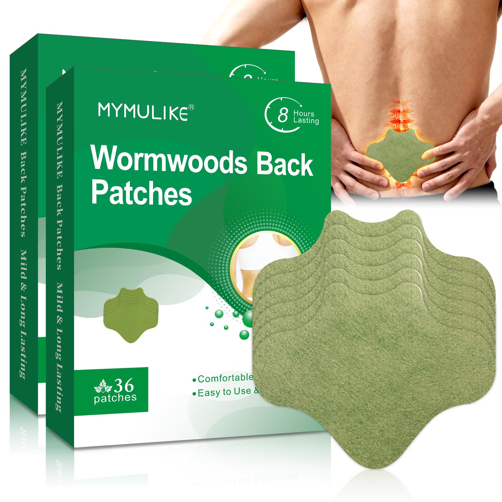 MYMULIKE parches-dorso-espalda: alivio potencial para molestias musculares en la espalda