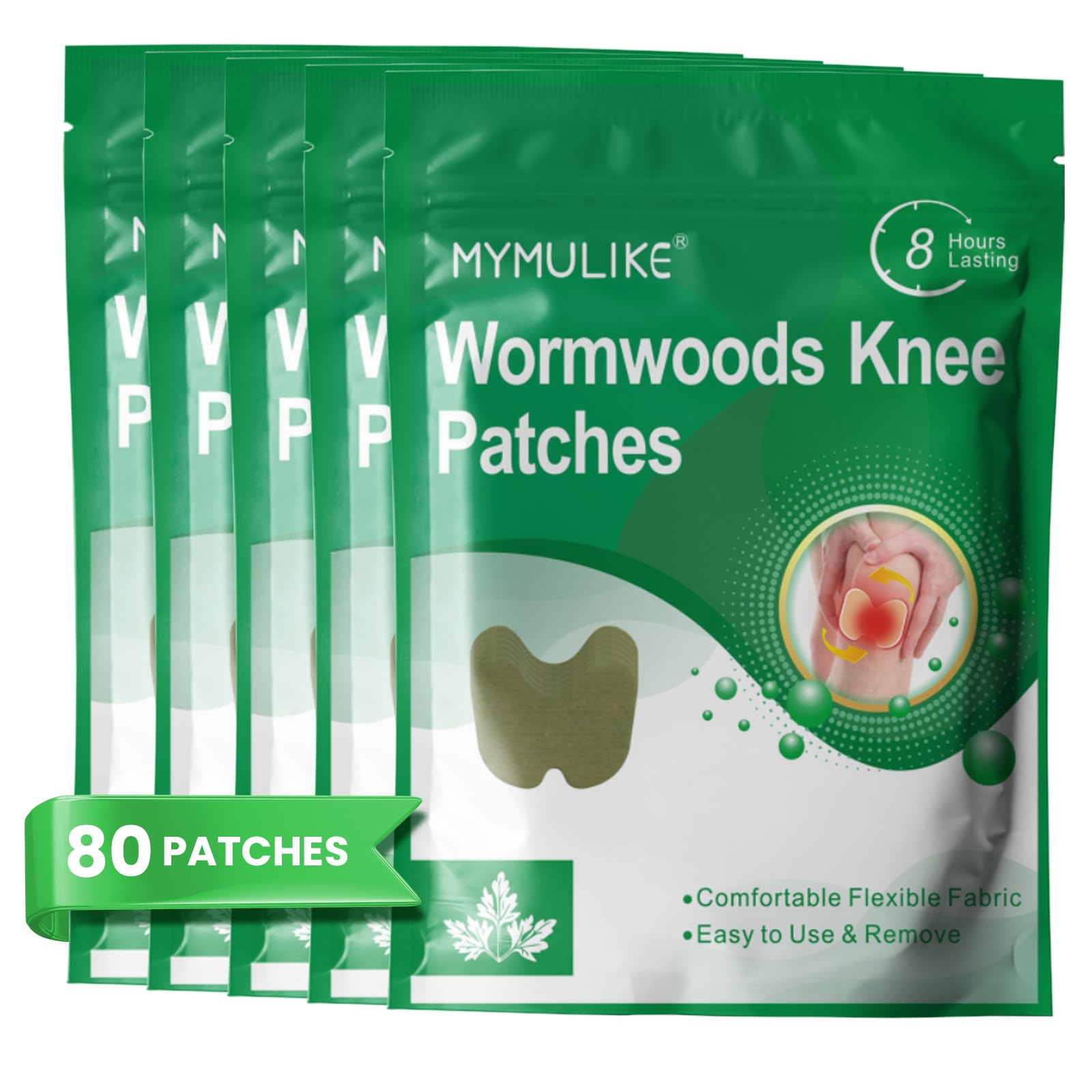 MYMULIKE parches rodilla calefactores en empaque para comodidad articular