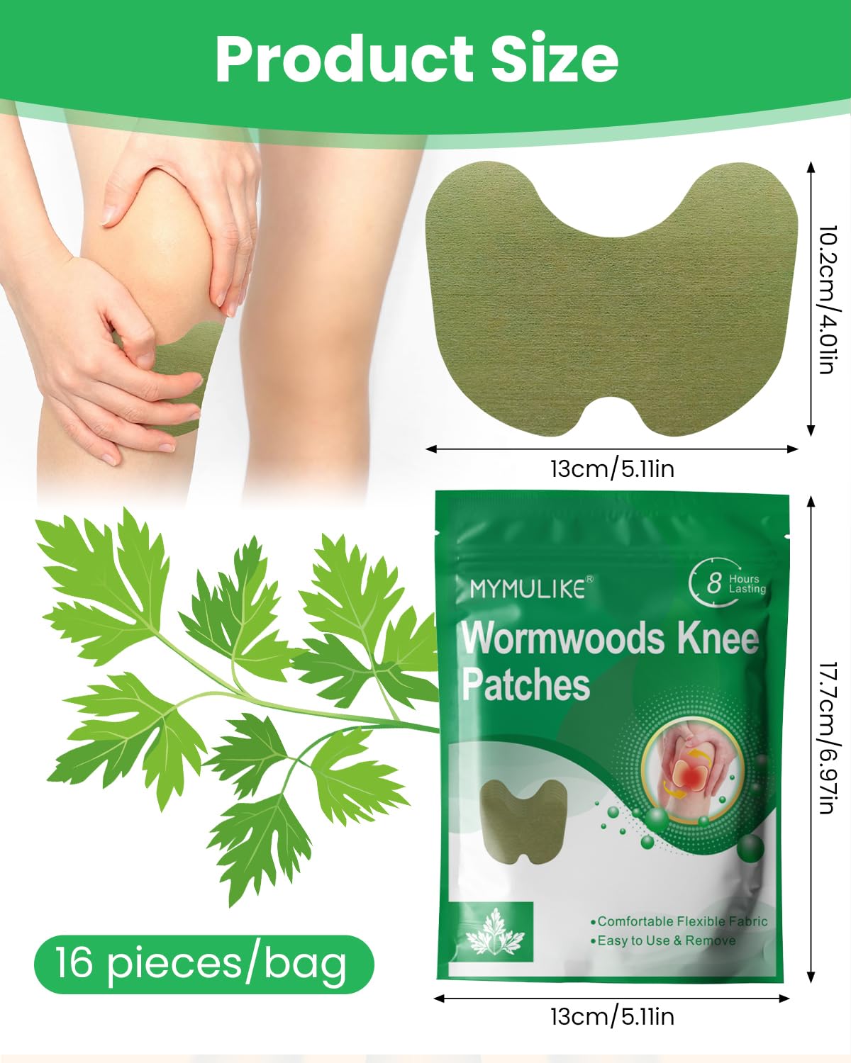 MYMULIKE uso multi-zonas: adecuado para cuello, hombros y rodillas.