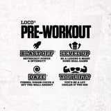 MyoBlox LOCO polvo disuelto en agua, bebida lista para entrenar.