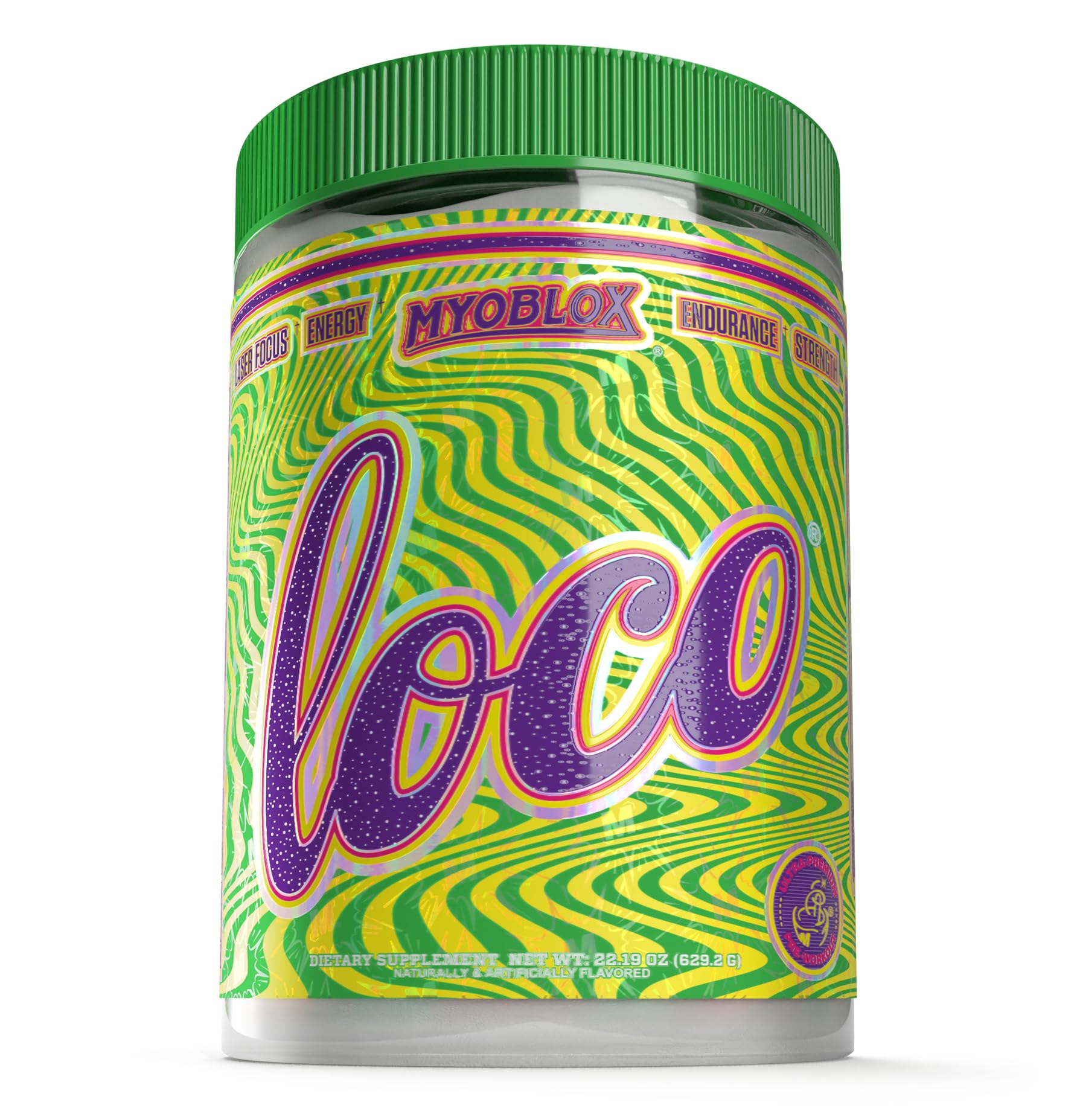 MyoBlox Loco: bote frontal, energía para entrenar con enfoque.