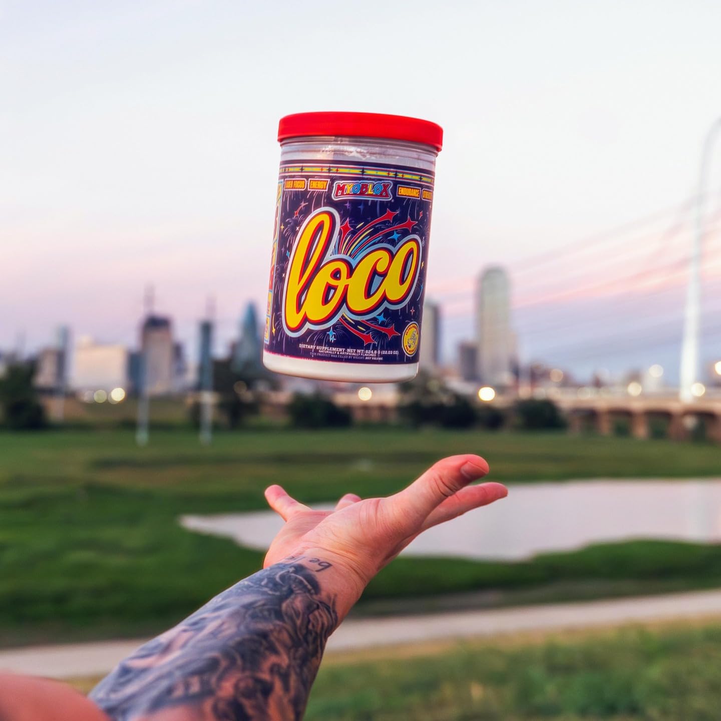 MyoBlox Loco, bote en diseño moderno, fácil almacenamiento tras la sesión.
