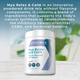 MYOXCIENCE Myo Relax & Calm neurotransmisores-equilibrio con inositol mio-inositol y taurina