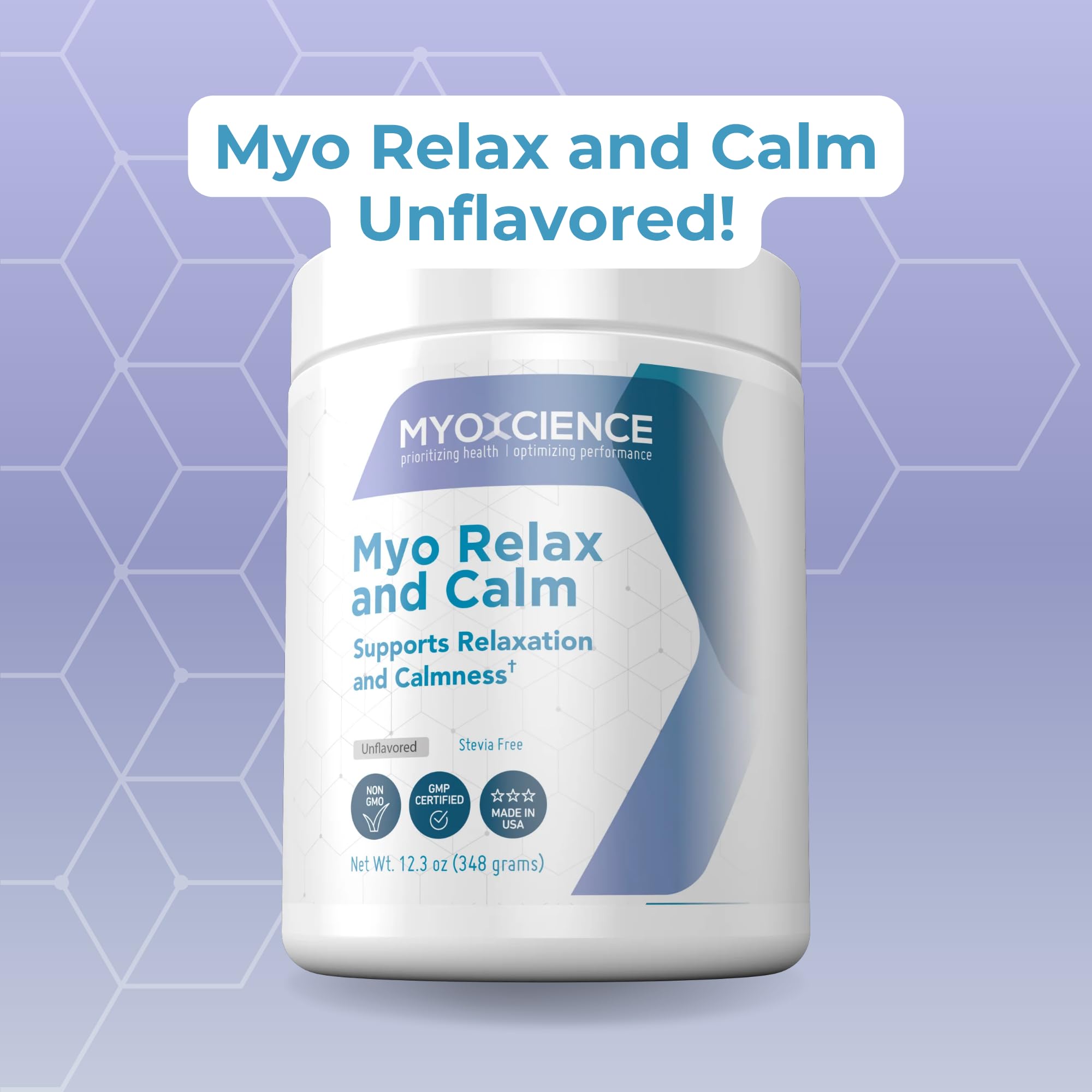 MYOXCIENCE Myo Relax & Calm sin-alergenos fórmula limpia para mayor tranquilidad