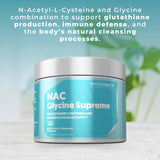 MYOXCIENCE NAC Glycine Supreme, sabor durazno-piña, experiencia sensorial agradable