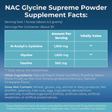 MYOXCIENCE NAC Glycine Supreme, scoop incluido, preparación nocturna rápida