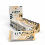Barras proteicas Myprotein sabor vainilla, caja de 10, snack práctico para entrenar