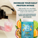 myprotein bebida transparente de agua fría, opción ligera y refrescante.