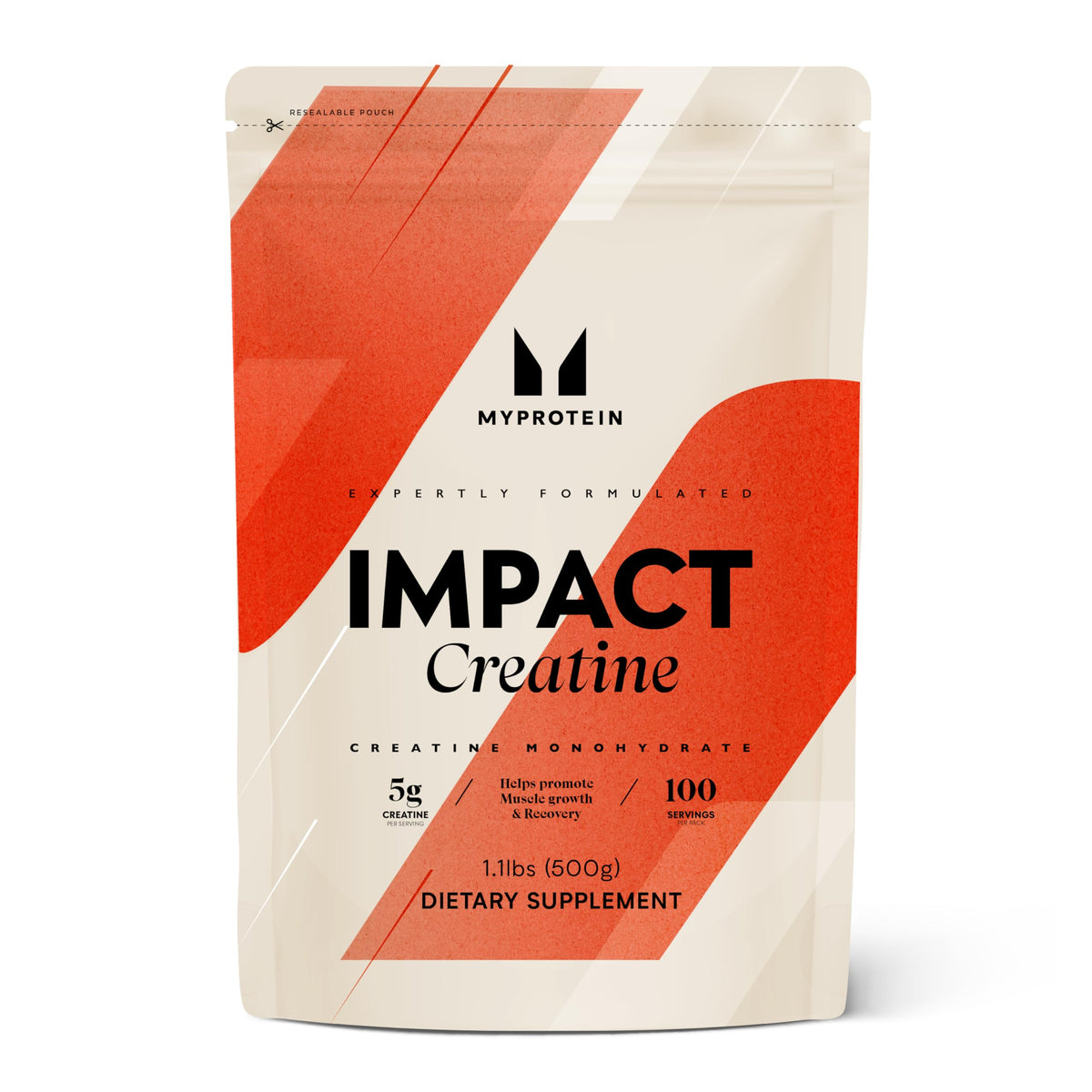 Myprotein Creatina Monohidrato: polvo sin sabor, disolución rápida para entrenamientos intensos.