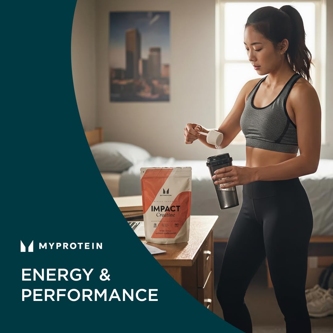 Myprotein Creatina Monohidrato: energía y potencia para entrenamientos intensos.