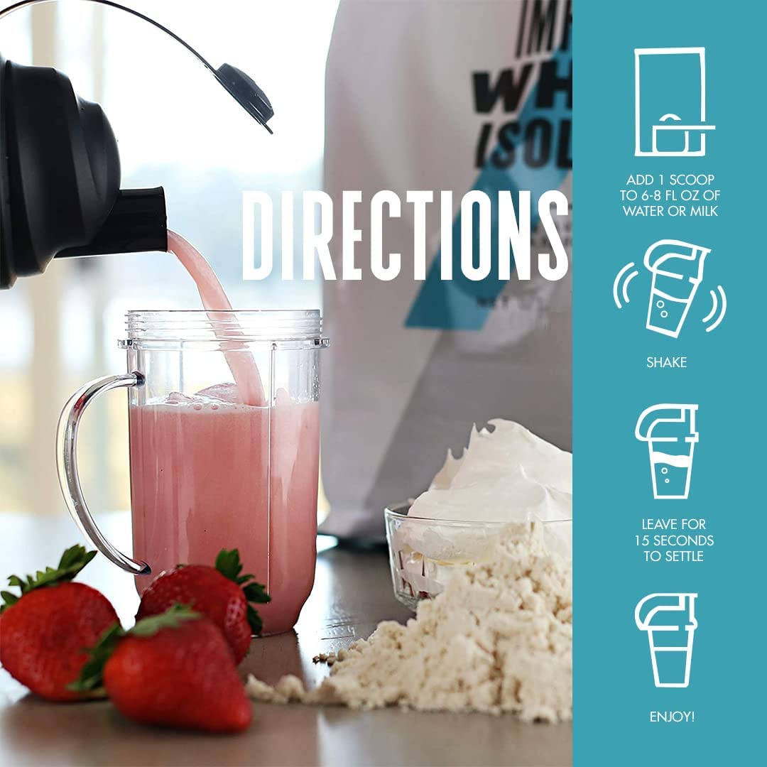 Mezcla pre o post-entrenamiento con Myprotein Whey Isolate para recuperación