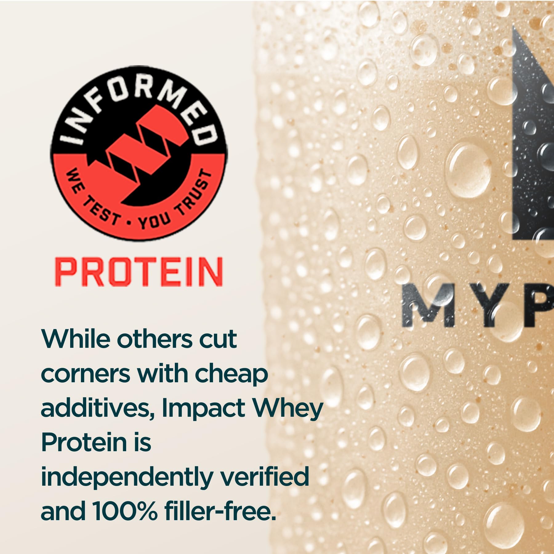 Mezcla rápida con Myprotein Impact Whey Isolate para desayunos o meriendas.