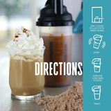 Pancakes proteicos con Impact Whey Isolate Mocha para desayuno balanceado.