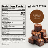 Sabor brownie de chocolate de Myprotein Impact Whey Protein Isolate en batido