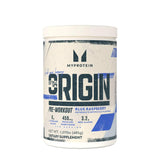 Myprotein Origin polvo sabor azul frambuesa para bombeo y energía