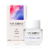 MYROSY, fragancia íntima para piel sensible, ideal para uso diario.