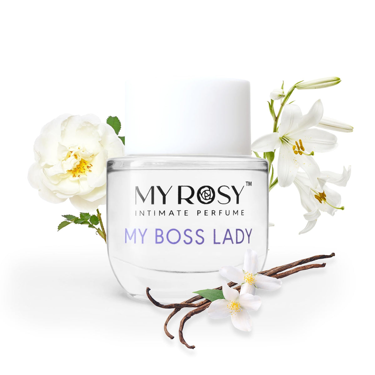 MYROSY, bote desodorante de perfume, fragancia duradera para uso diario.