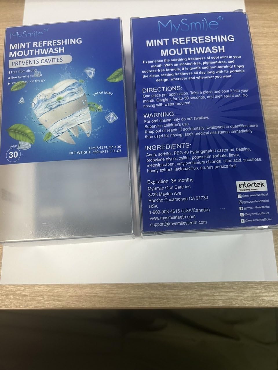 Fórmula sin alcohol suave para dientes sensibles