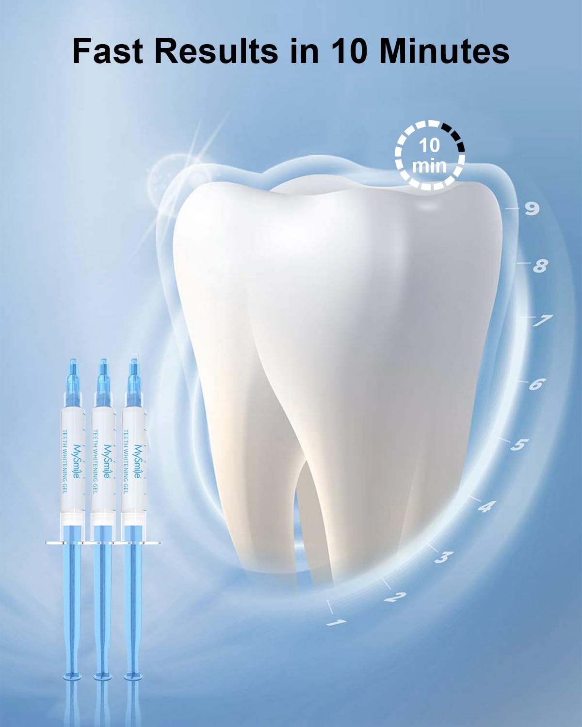 MySmile gel dental de 3 ml en tubo, tratamientos rápidos en casa