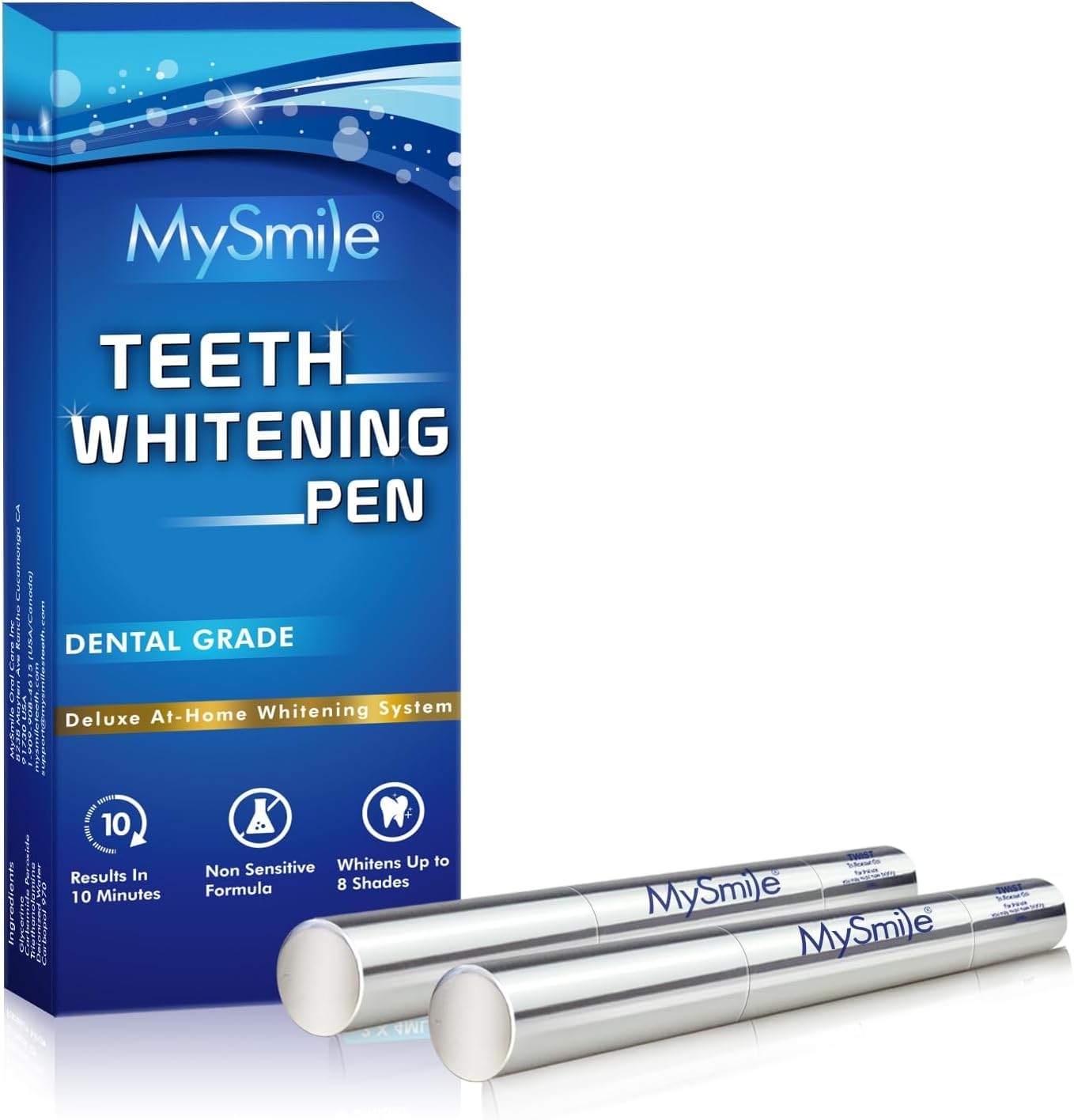 MySmile lápiz blanqueador de 8 ml con aplicación precisa para manchas superficiales